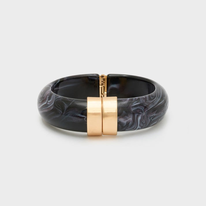 Bracciale Nalì Mochi in resina EMBR0460 Nero Donna