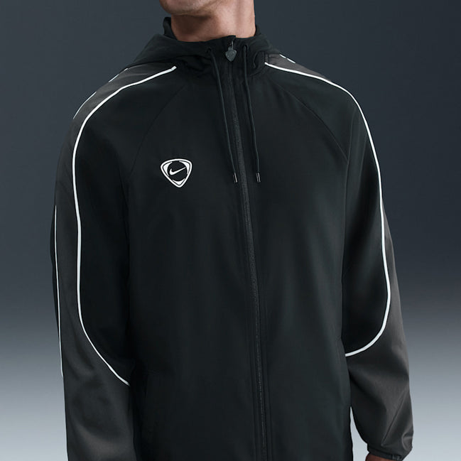 Giacca da calcio in tessuto Repel Nike HV3581-010 Black/Anthracite/White/(White) Uomo