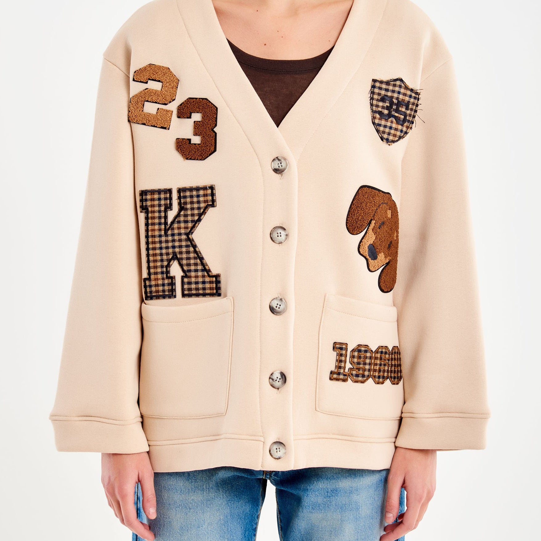 Cardigan in felpa VICOLO RF0493 Donna