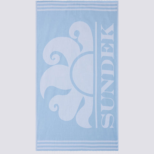 Telo mare Fouta Jacquard con logo Sundek AM401ATC1000 Giacinto