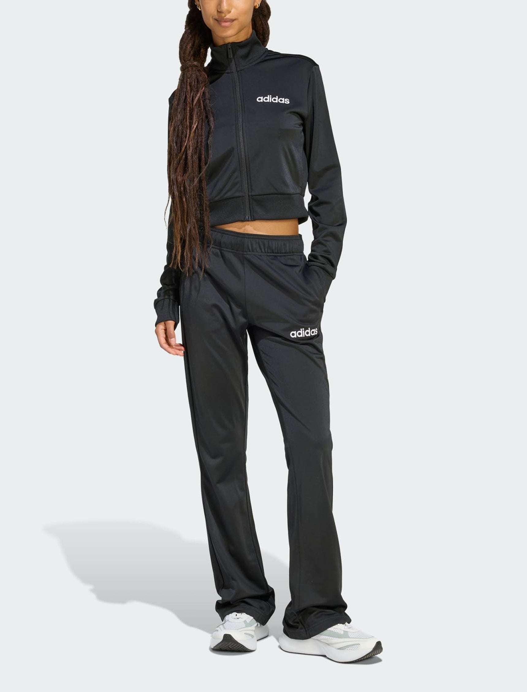 Tuta da ginnastica slim fit Adidas JZ6905 Black