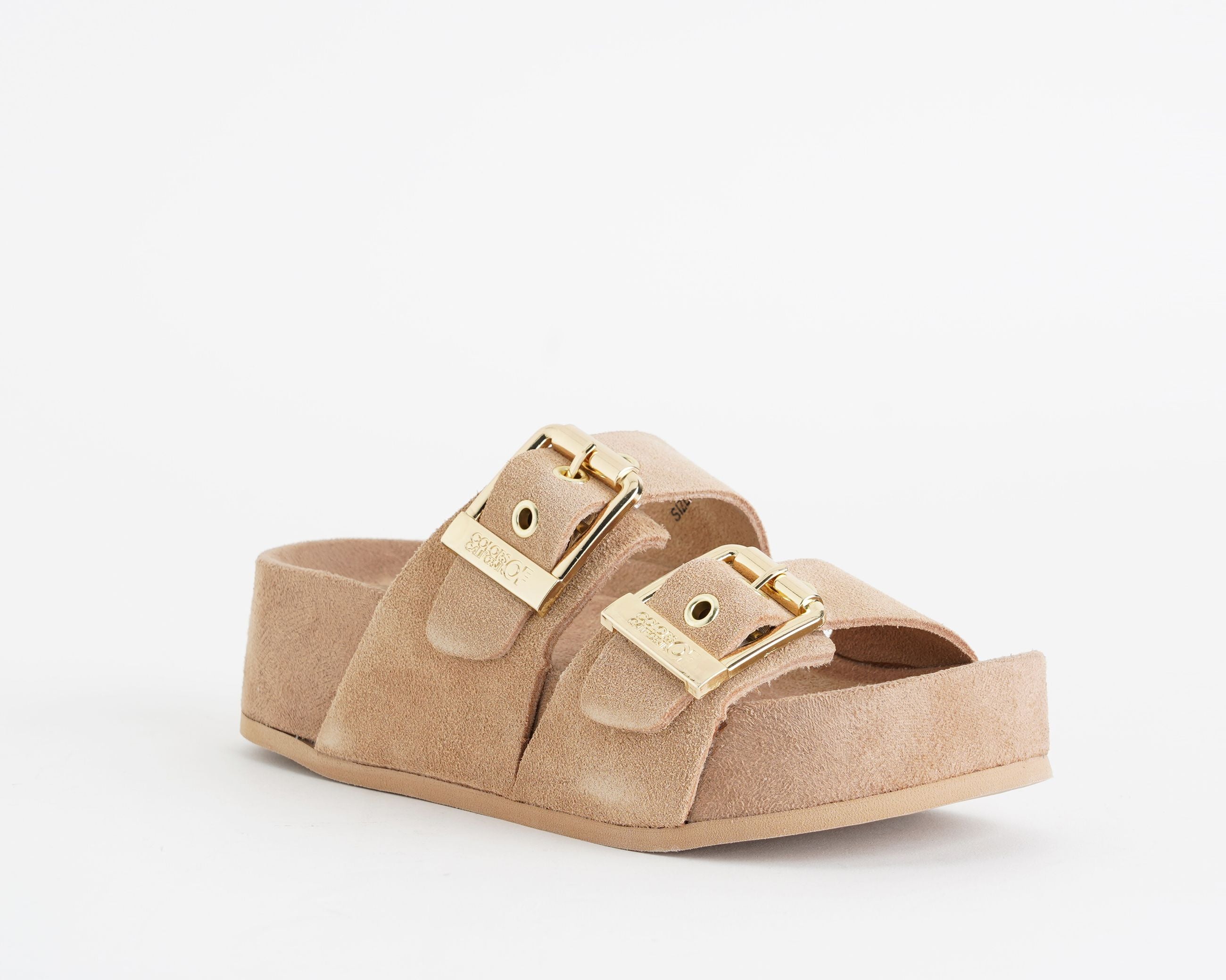 `Sandalo con plateau Colors of California HC.DUNE02 Camel (CAM) Donna`