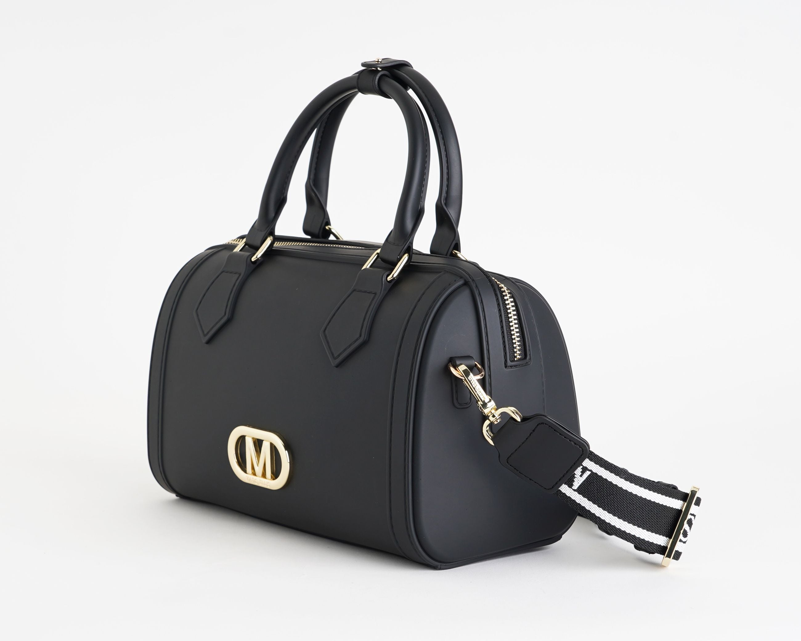 Borsa a bauletto Marc Ellis Flat Estrella L Donna Black Light Gold - Vista laterale