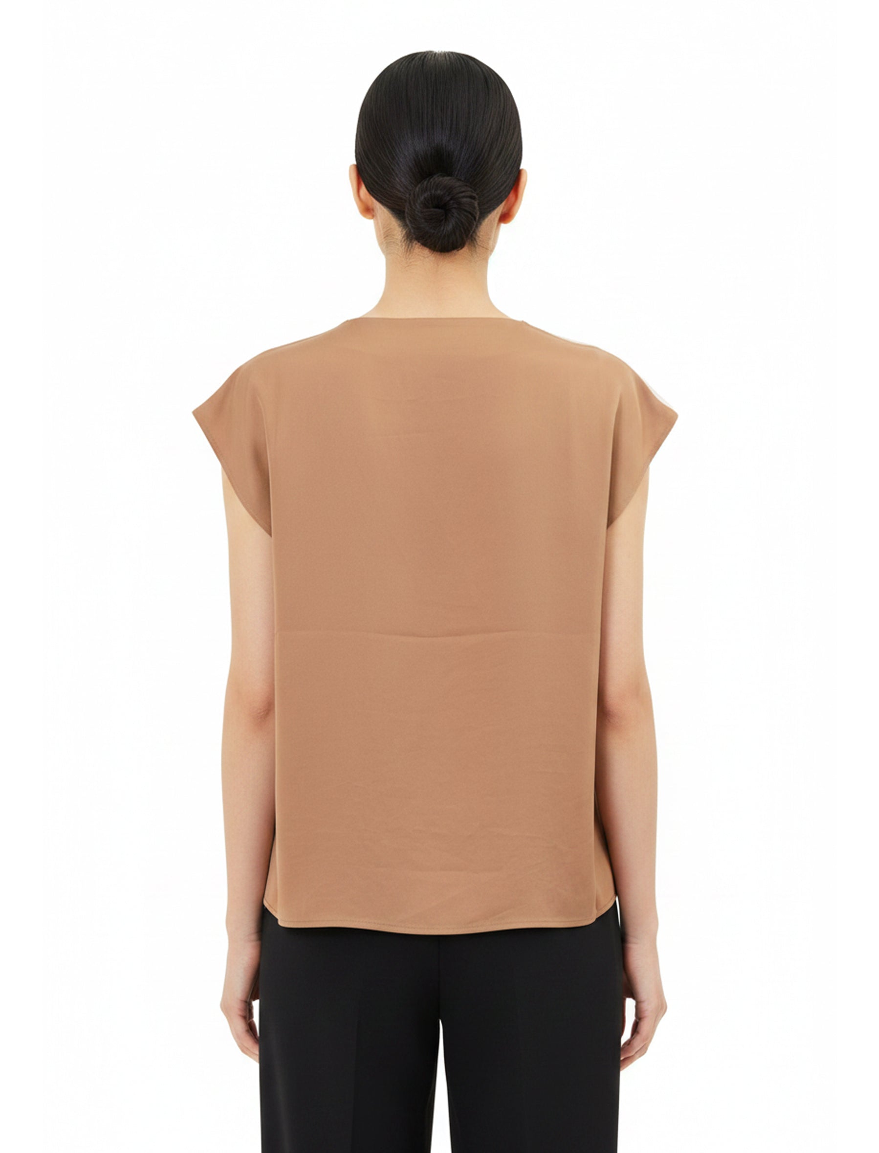 Camicetta in tencel Aggel SS61107F Sand