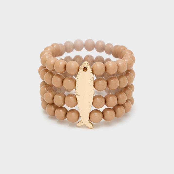 Bracciale multifilo Nalì DUBR0066 Marrone Donna