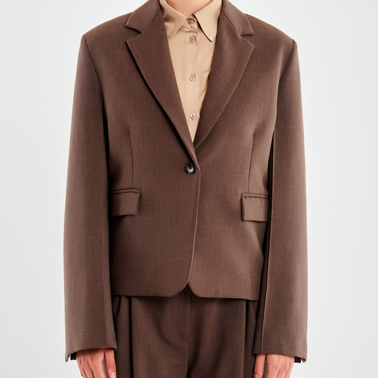 Blazer VICOLO oversized TF0203 Taupe Donna