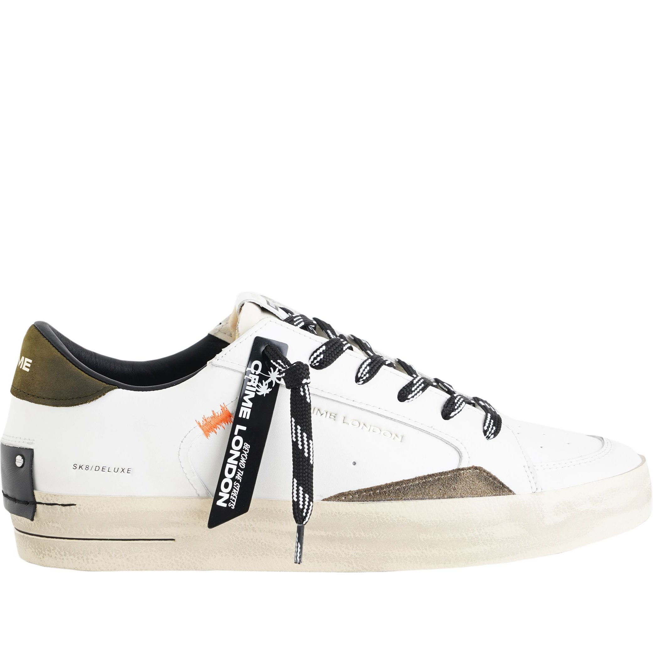Sneakers CRIME LONDON Sk8 Deluxe 11109AA8 Bianco Uomo