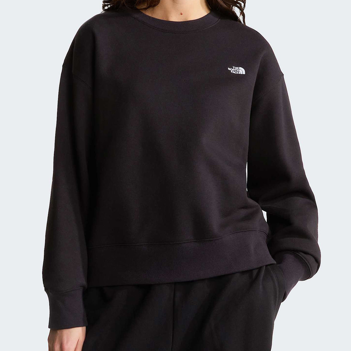 Felpa oversize The North Face Essential Simple Dome Boxy NF0A8HBYJK31 Nero Donna