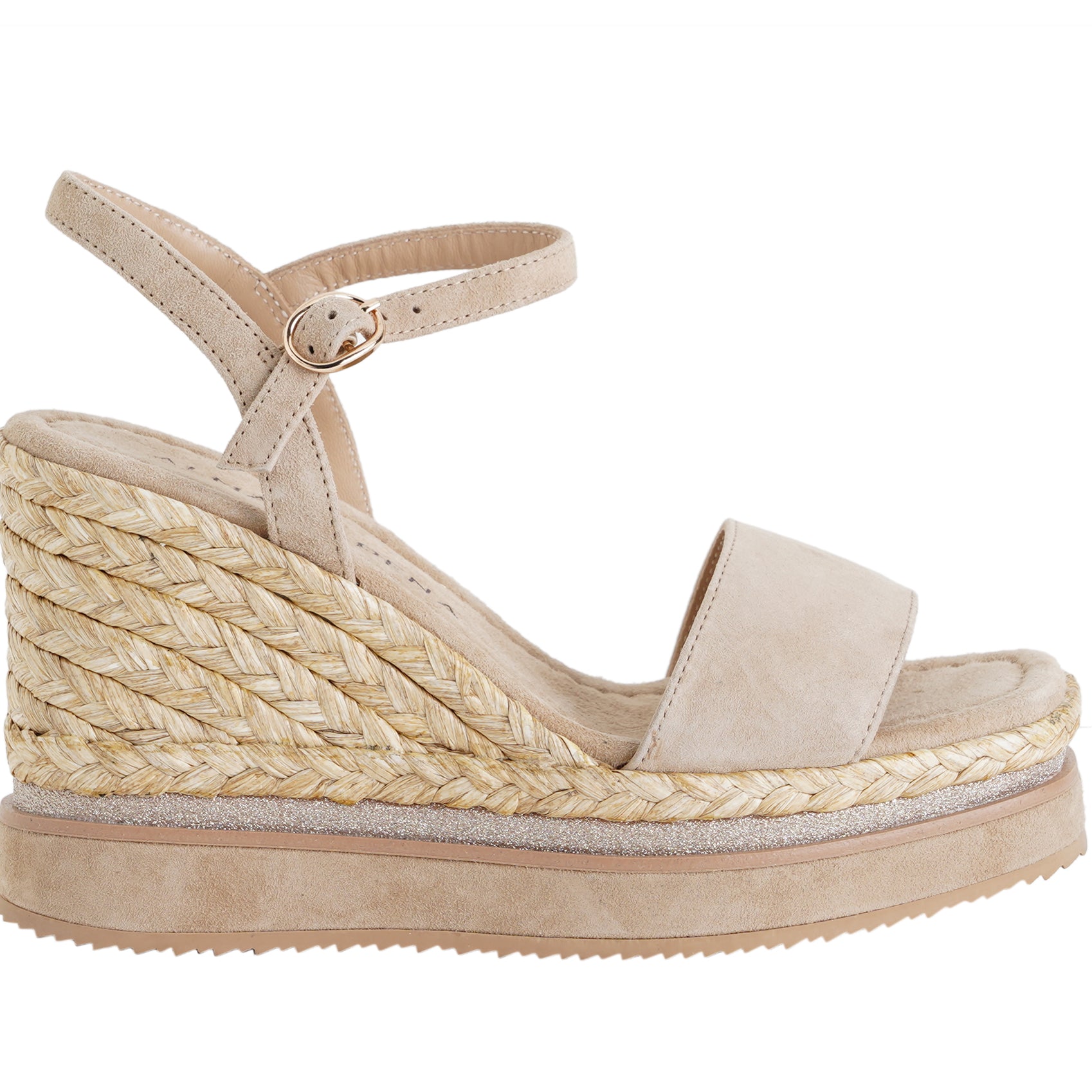 Sandalo con zeppa Donna