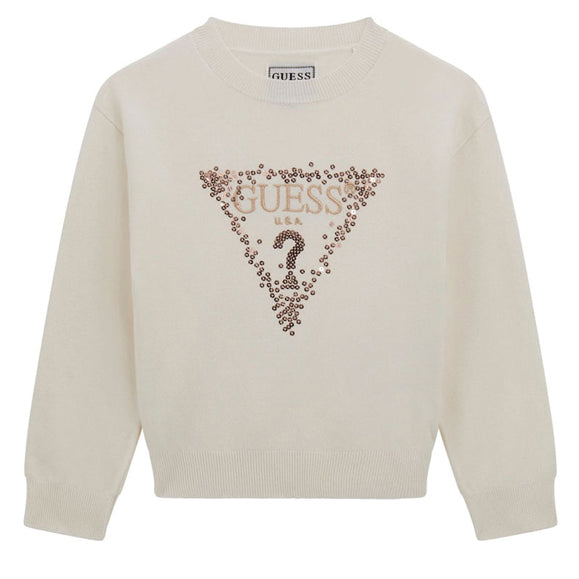 Maglione GUESS K5BR04 Cream White Bambina