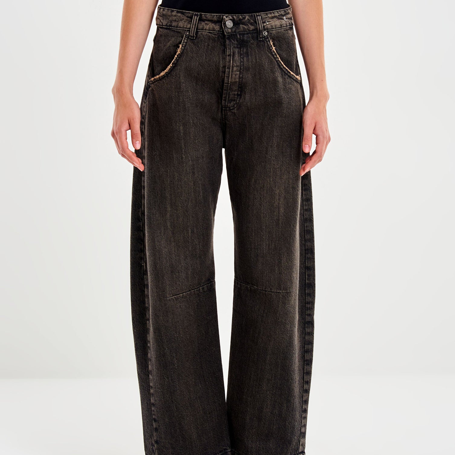 Jeans Milla Relaxed VICOLO DF5141 Grigio Donna