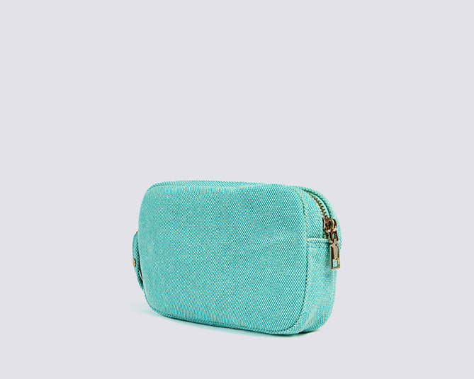 Pochette Sundek effetto stone washed AW910ABCA600 Blue Java