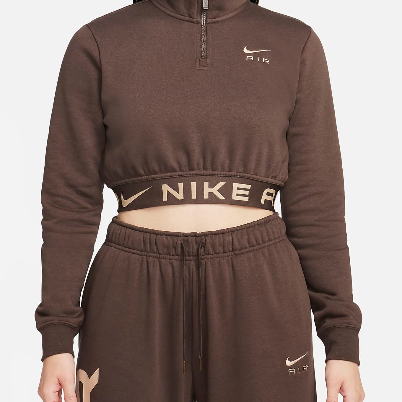 Felpa crop Donna