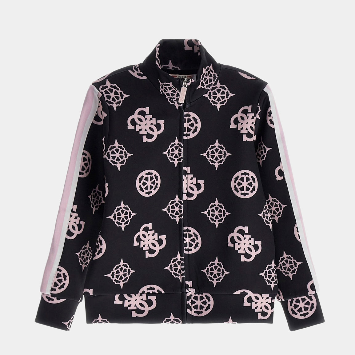 Felpa con zip Bambina