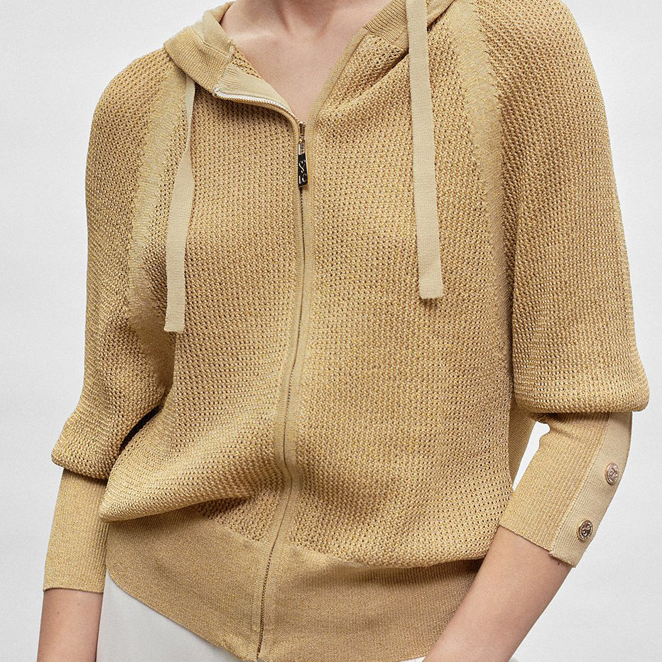 Felpa con zip Donna