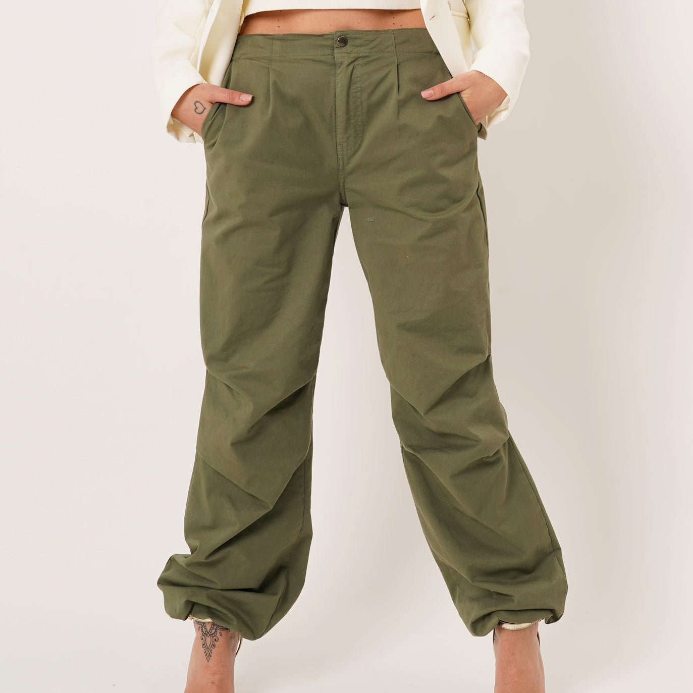 Pantalone parachute Donna