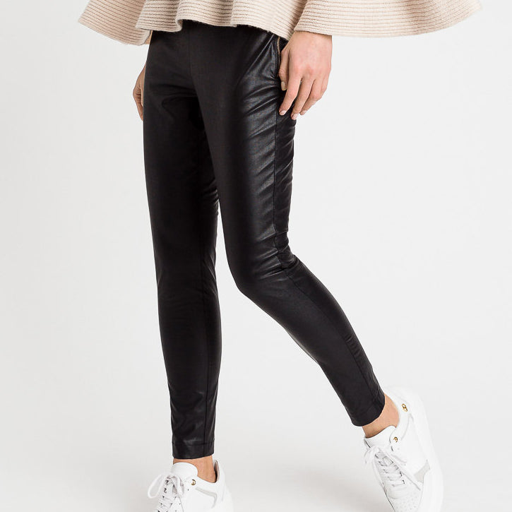 Leggings spalmato Donna