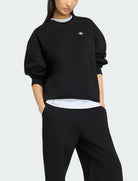 Felpa Adidas Essentials Crew Long Fleece OS KT2275 Black