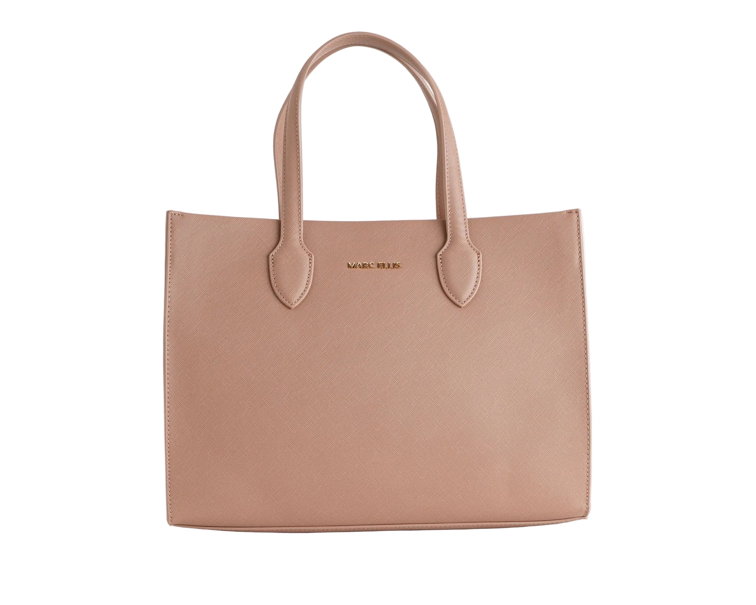 Borsa a spalla Marc Ellis Ceylan MF Donna Moka Mousse - Vista frontale
