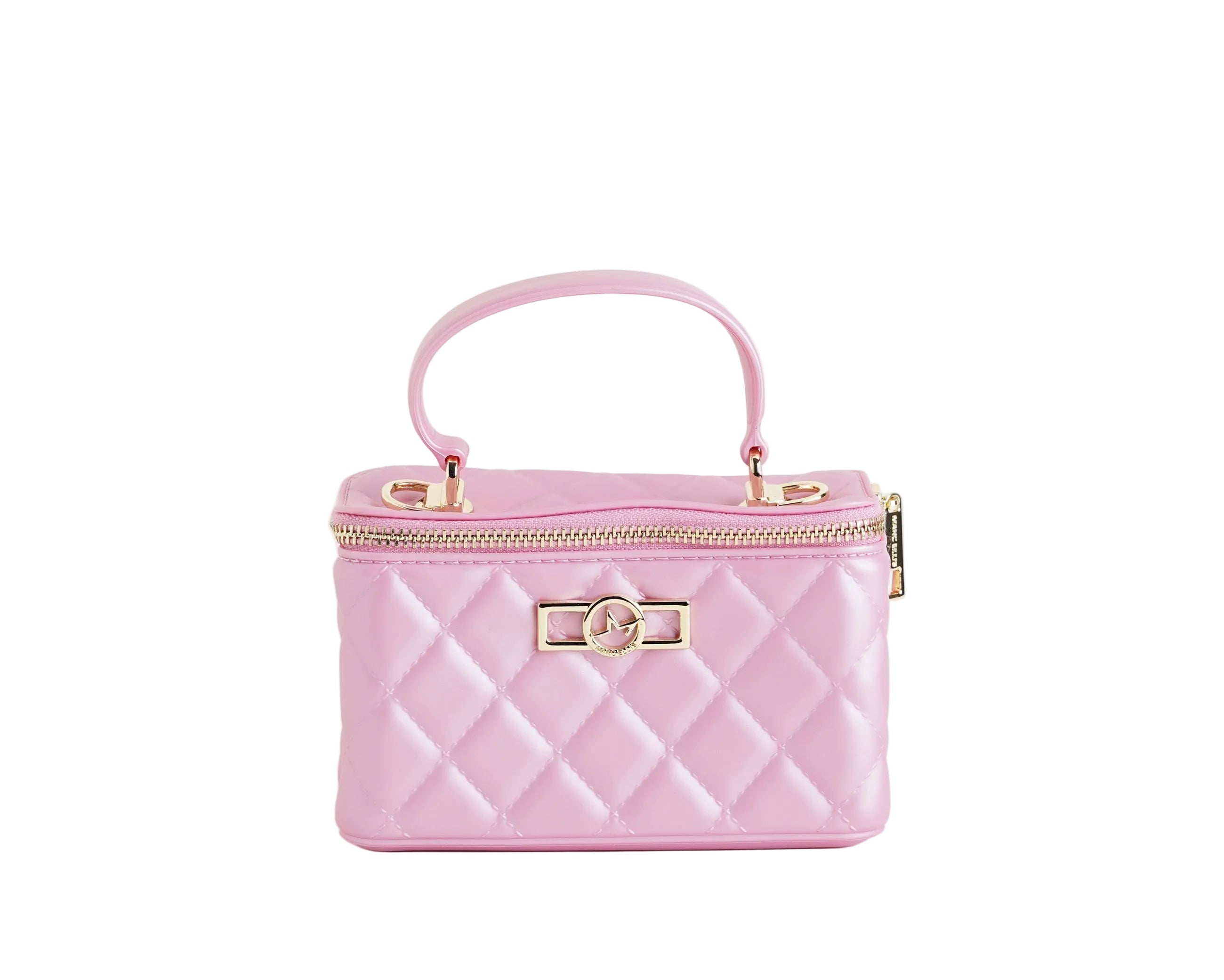 Borsa a mano Marc Ellis Flat Sunkiss Donna Cashmere Rose Light Gold - Vista frontale