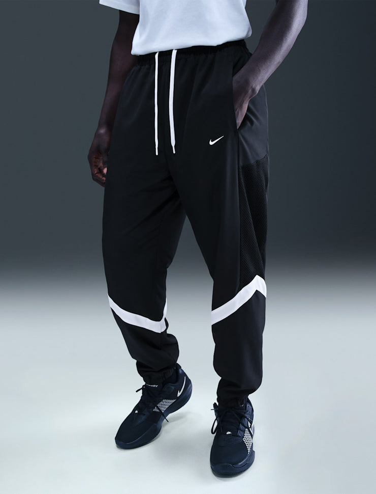 Pantaloni in tessuto da basket Nike HV3365-010 Black/White Uomo