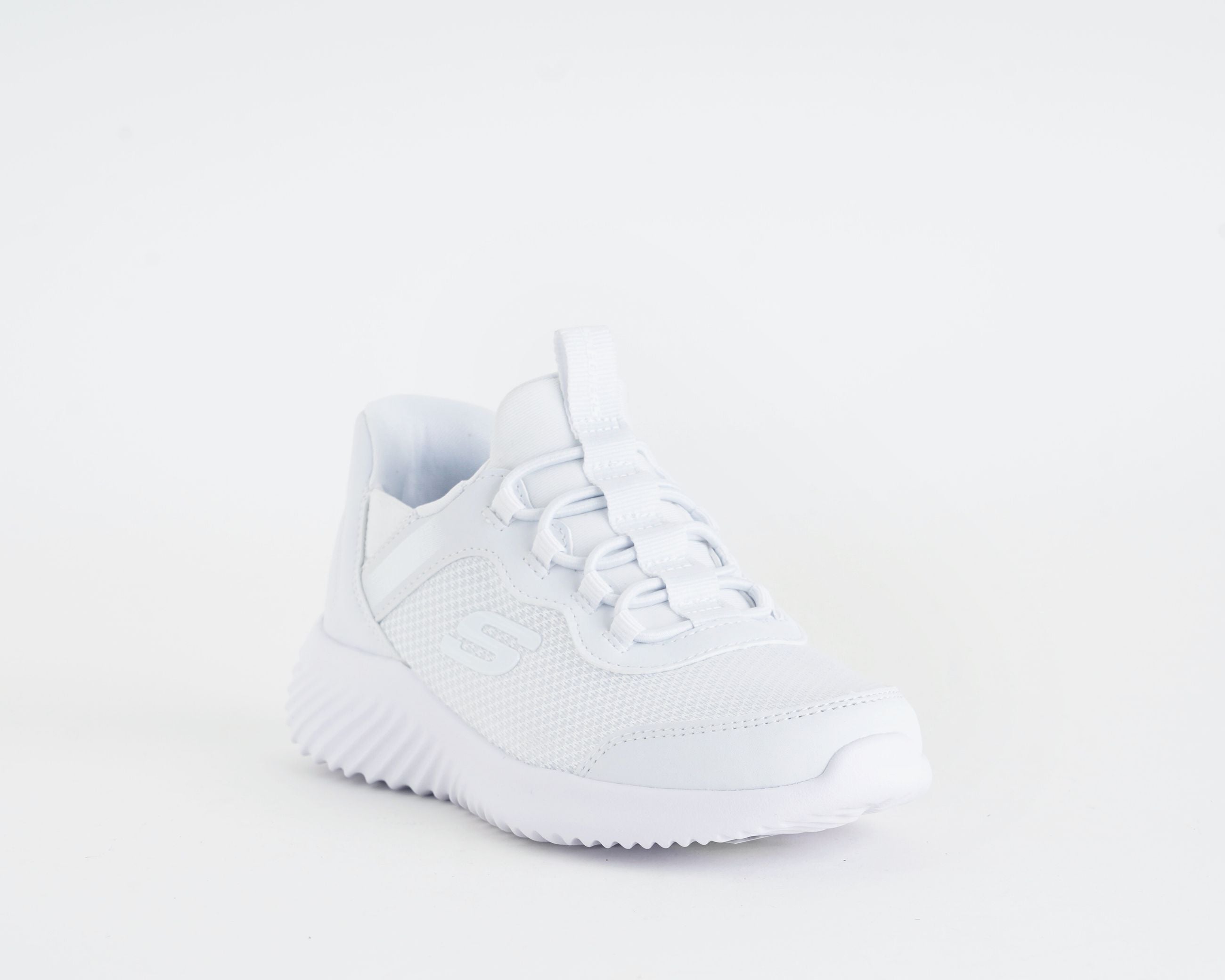 Sneakers Slip-ins Skechers Bounder Brisk-Burst 403822L bambino white - Scarpe Hands Free Memory Foam taglie 27-38