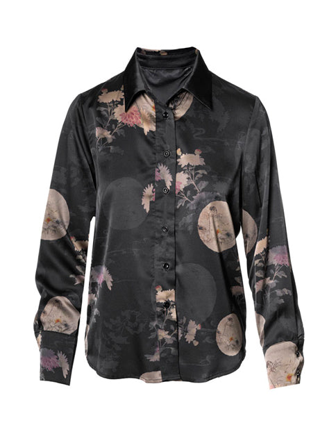Camicia ANONYME Shines A125FT015 Nero Donna