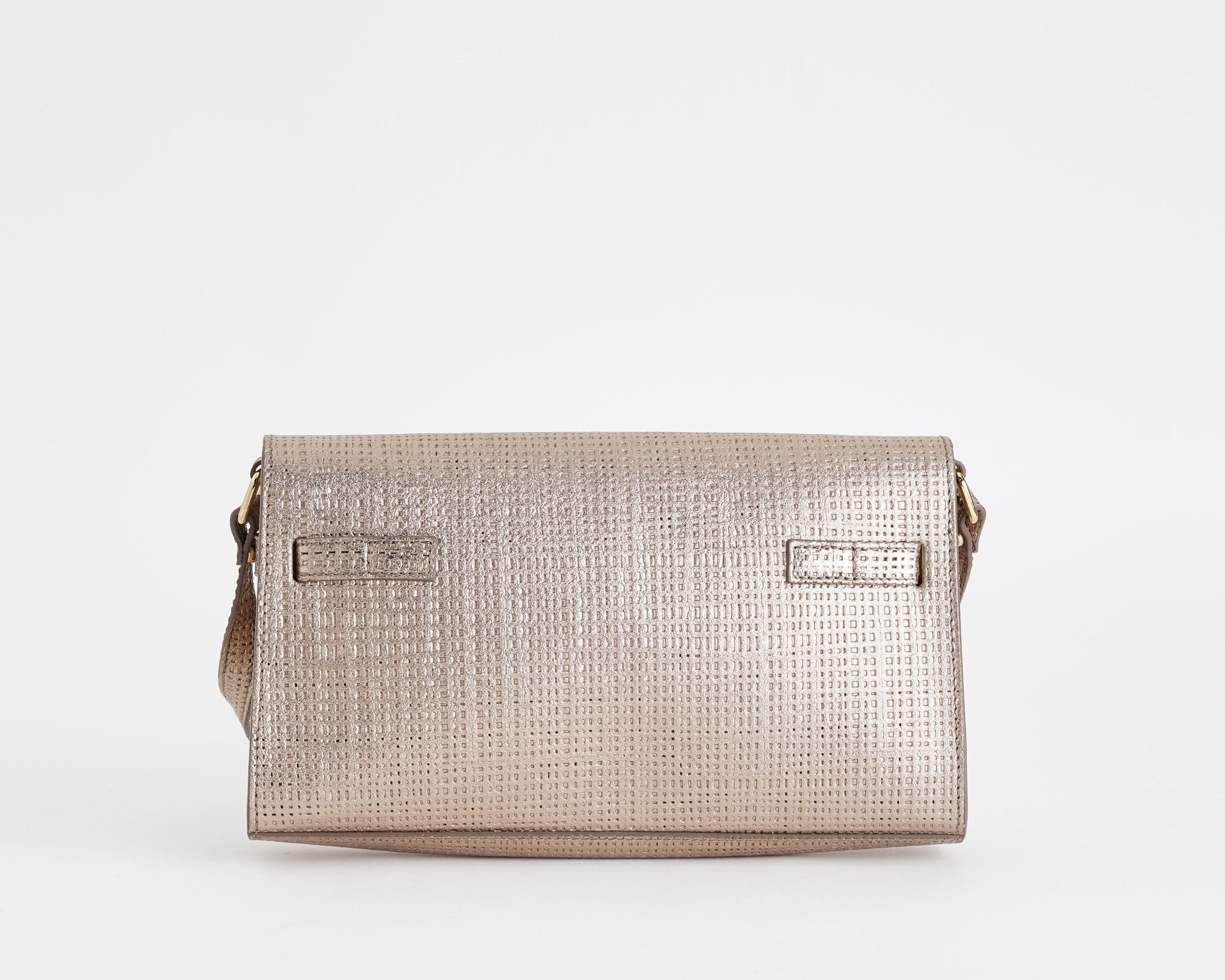 Borsa a tracolla Marc Ellis Ivory Bl Light Bronze/Gold