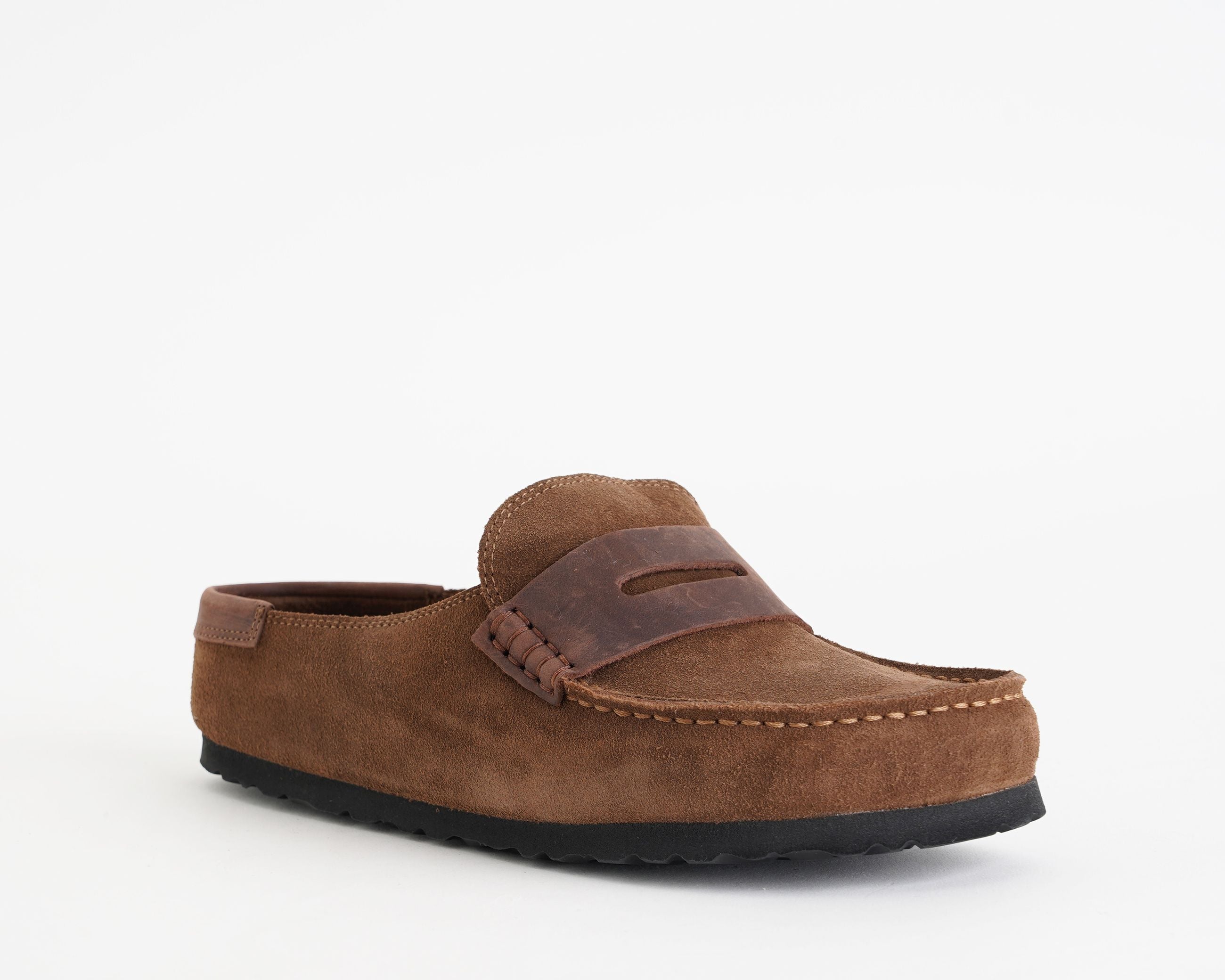 Sabot Birkenstock Naples Wrapped 1032436 Dark Tea