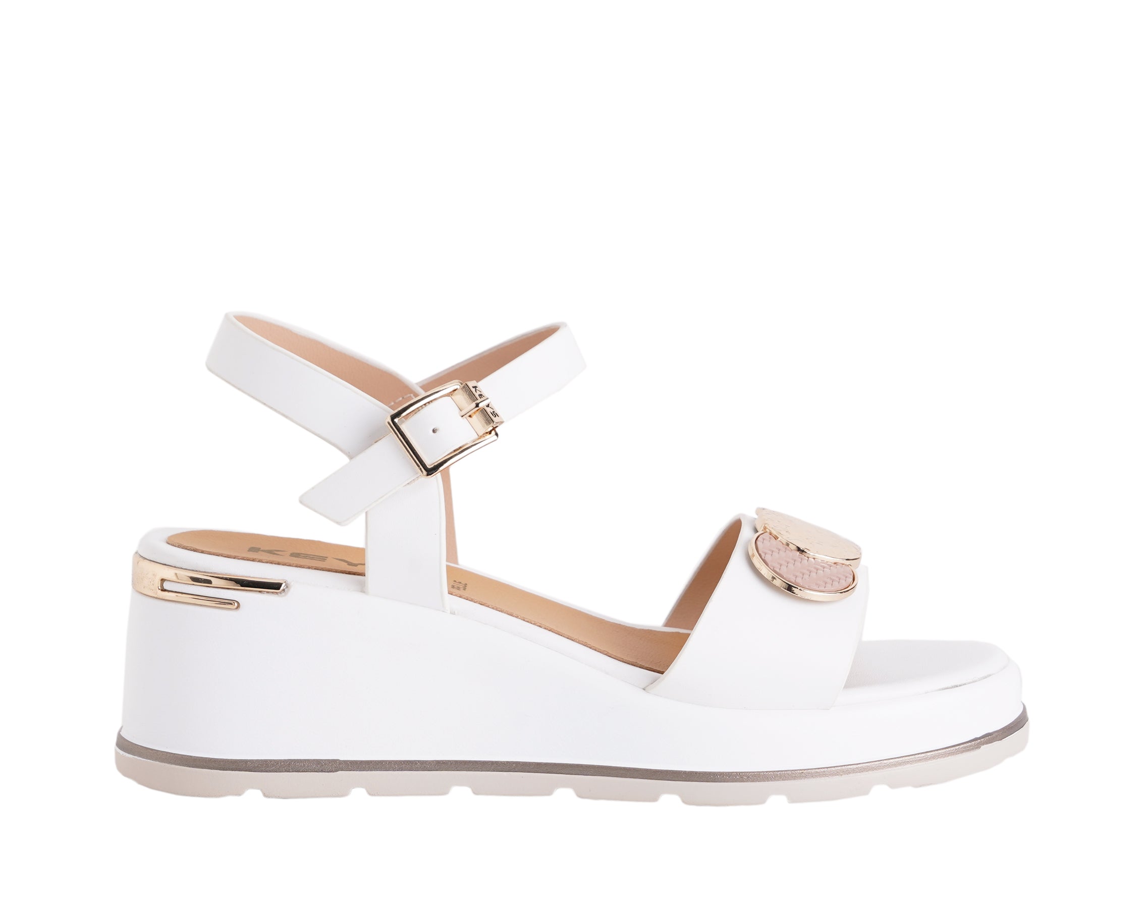 Sandalo con zeppa Donna