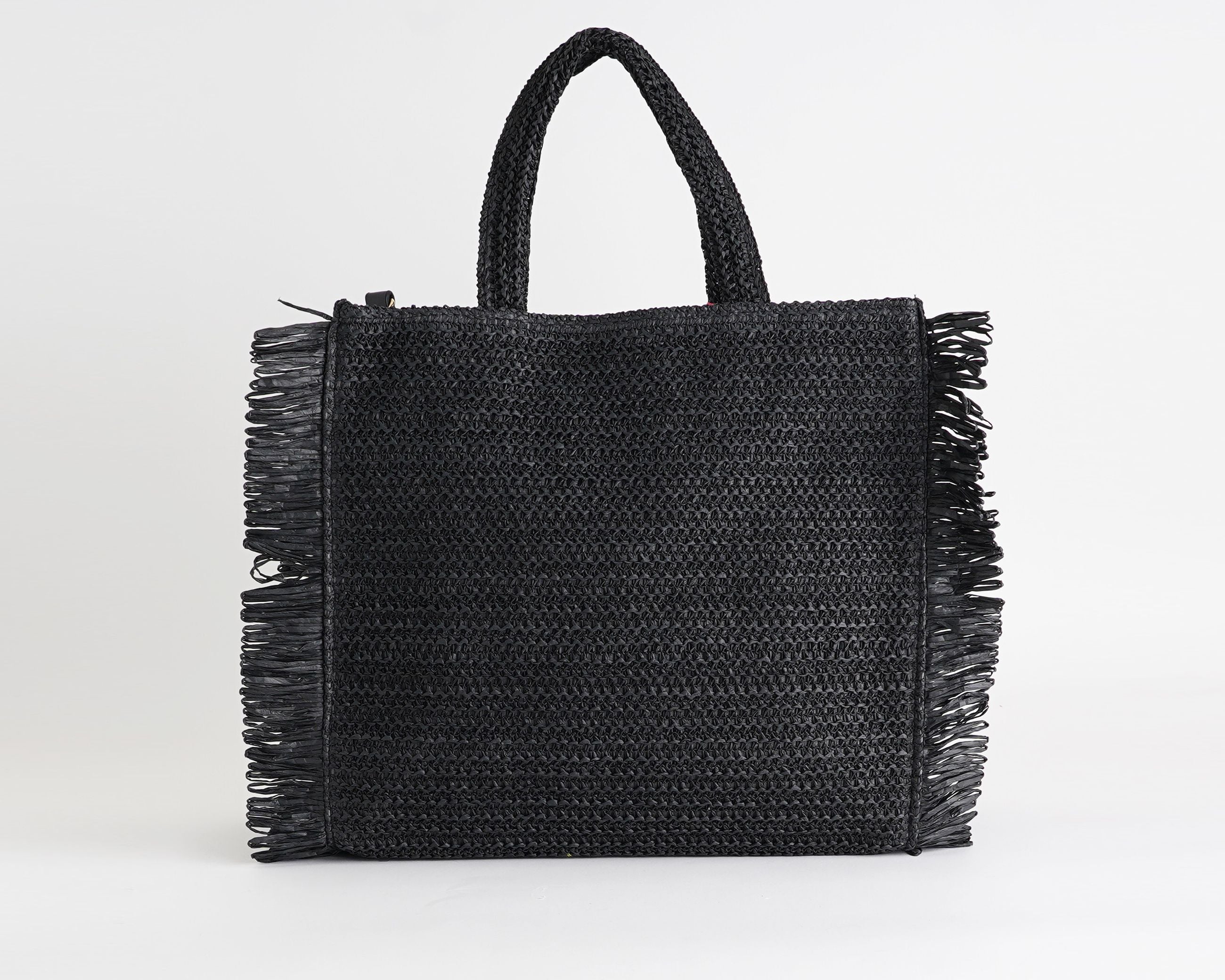 Borsa a mano Marc Ellis Buby S.Claire L Donna – vista posteriore, retro con patch logata black
