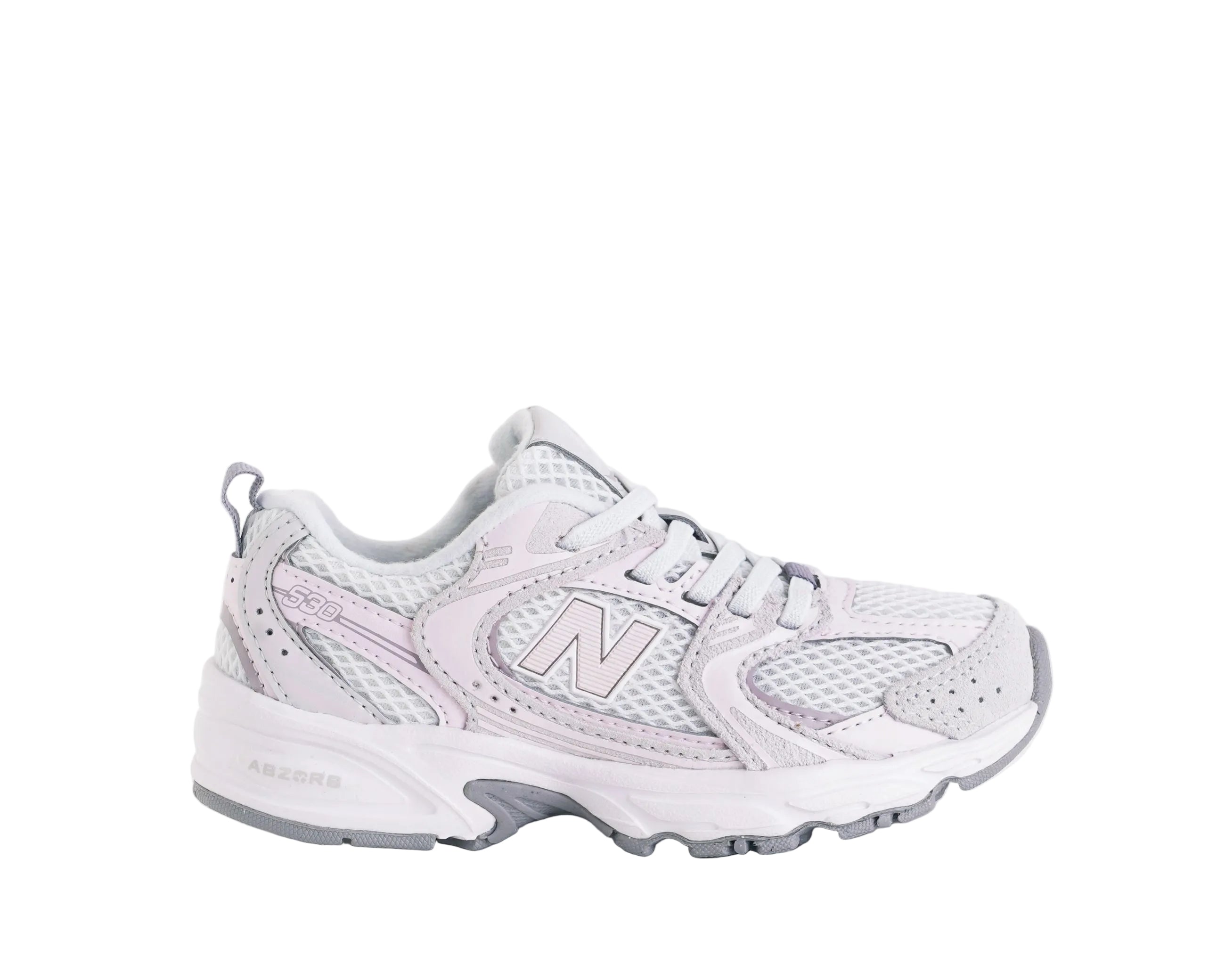 Sneakers Lifestyle New Balance 530 Bungee Lace P5304AU Grey metter/Pink salt Unisex bambino