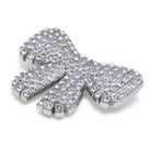 Jibbitz Crocs Bling Bow CR.4062 JIB multicolore - Charm fiocco con strass accessori scarpe Crocs unisex
