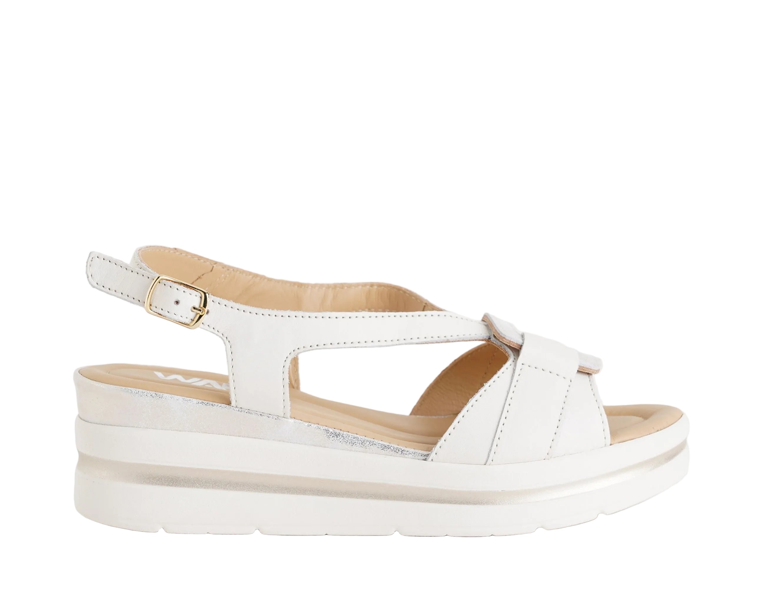 Sandalo con zeppa MELLUSO 019238Q Bianco