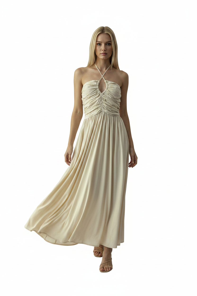 Abito Vicolo TAB2886 Vaniglia Donna