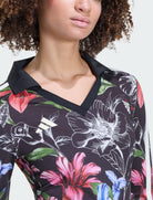 Bodysuit Adidas X Farm Rio KR0233 Nero / Bianco crema / Multicolore