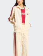 Felpa Adidas Firebird larga KS4674 Warm Vanilla / Team Victory Red