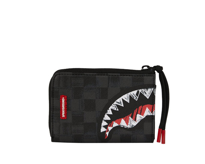 Portafoglio SPRAYGROUND SCRIBBLE SHARK WALLET 910W8230NSZ Unisex Uomo Donna