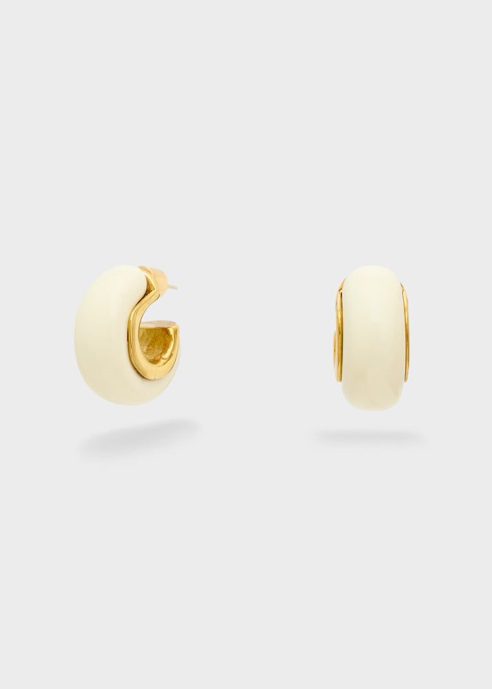 Orecchini Nalì Billie EMOR1867 Bianco/Oro Donna
