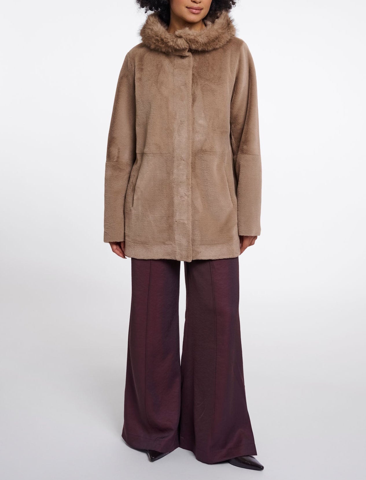Cappotto Rino&Pelle Mans.7002611 Toffee Donna
