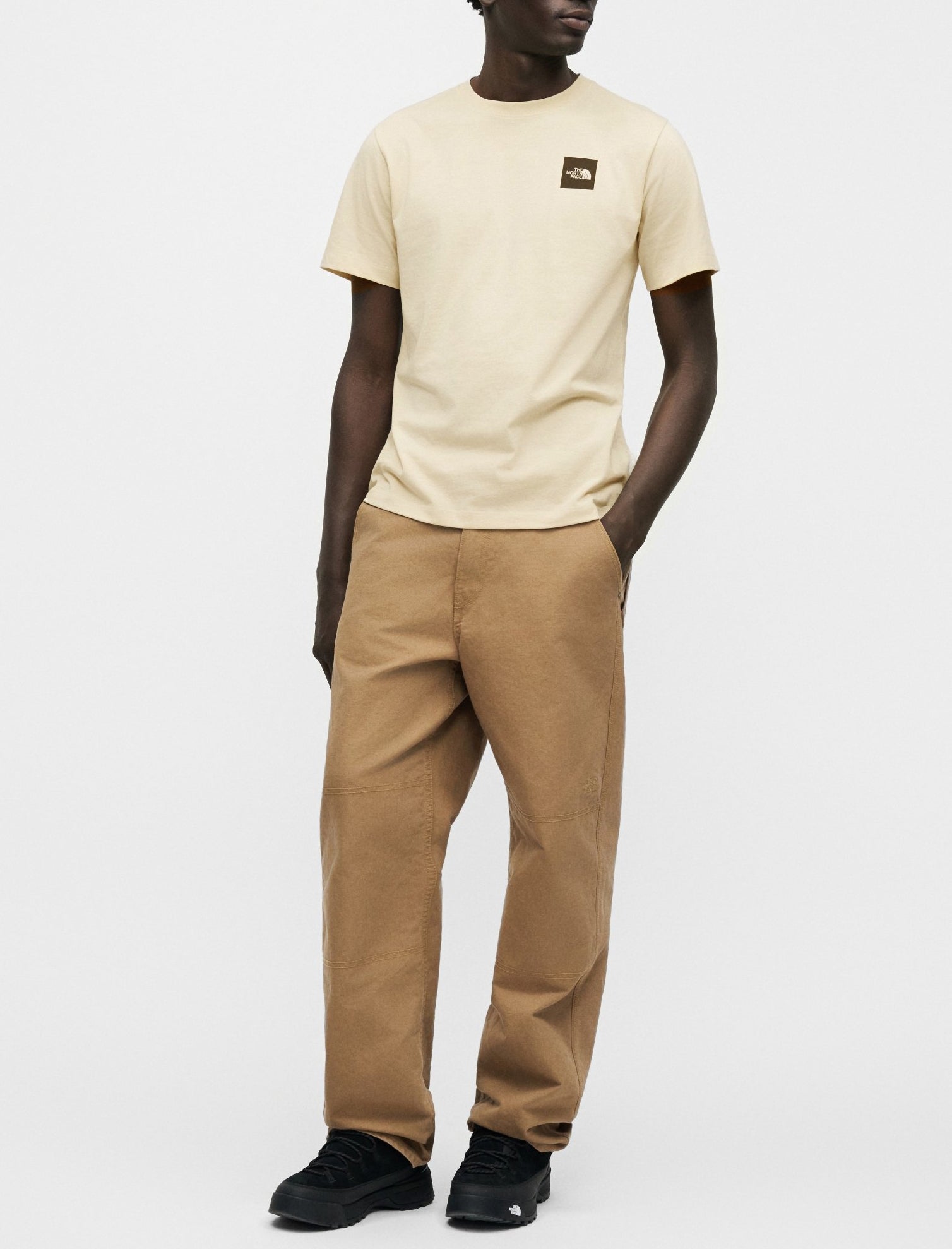THE NORTH FACE NF0A8G9CDOM1 T-Shirt Evolution Box Half Dome Regular colore Beige (Desert Stone)

