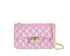 Borsa a spalla Marc Ellis Flat Falcon XS Donna Cashmere Rose Matt Gold - Vista frontale