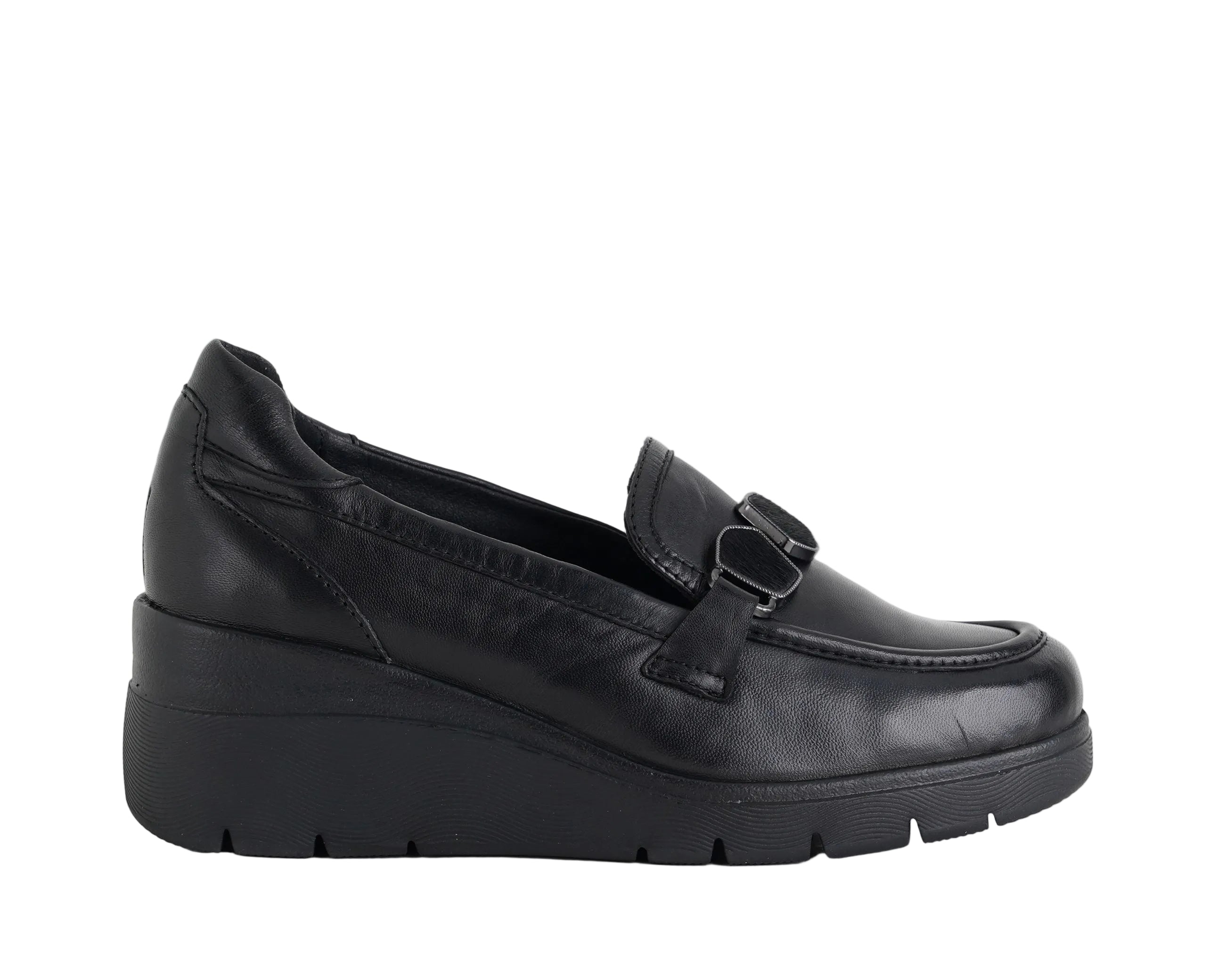 Mocassini in pelle Melluso K55312 Nero Donna