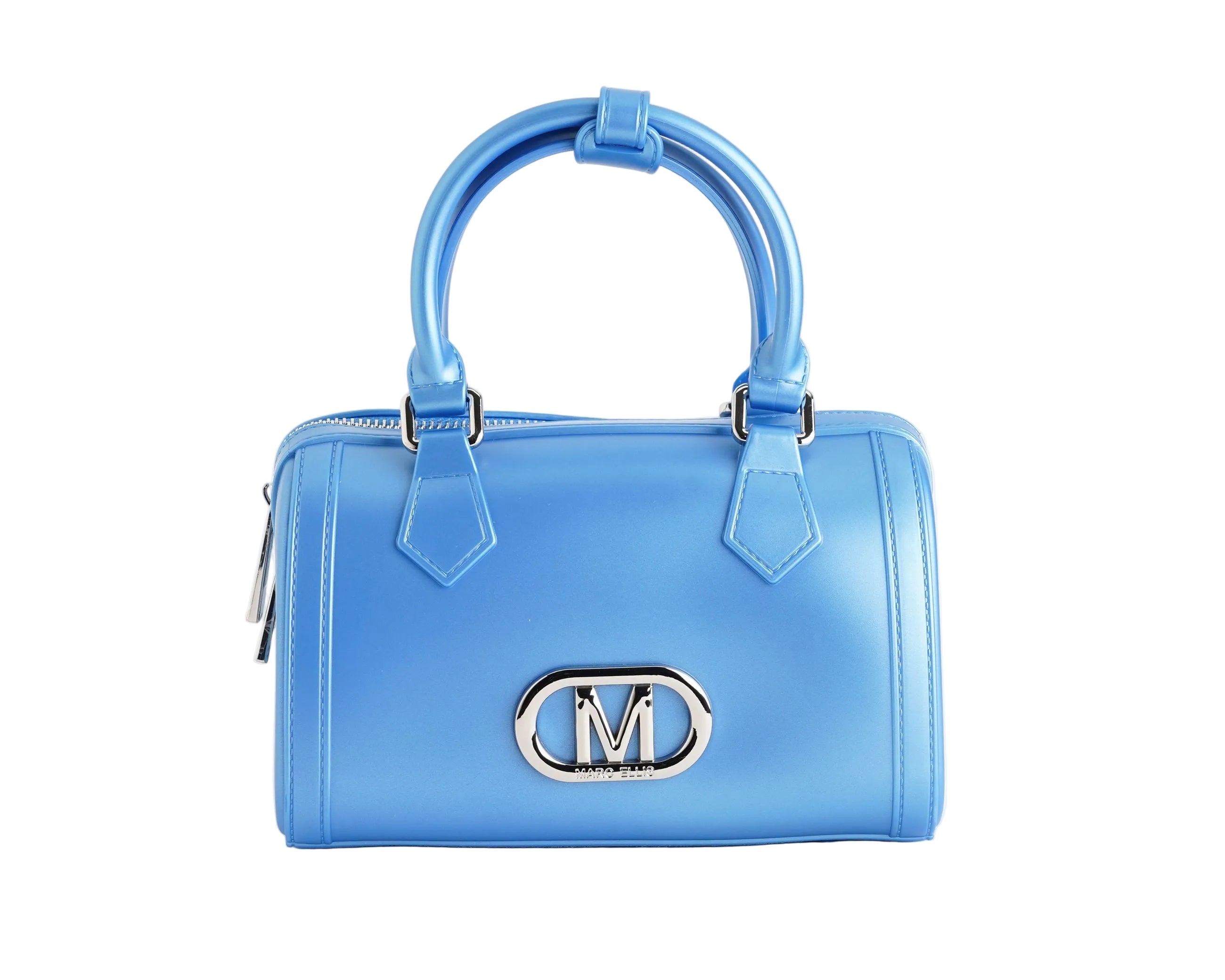 Borsa a bauletto Marc Ellis Flat Estrella M Donna Sky Bloom Silver - Vista frontale