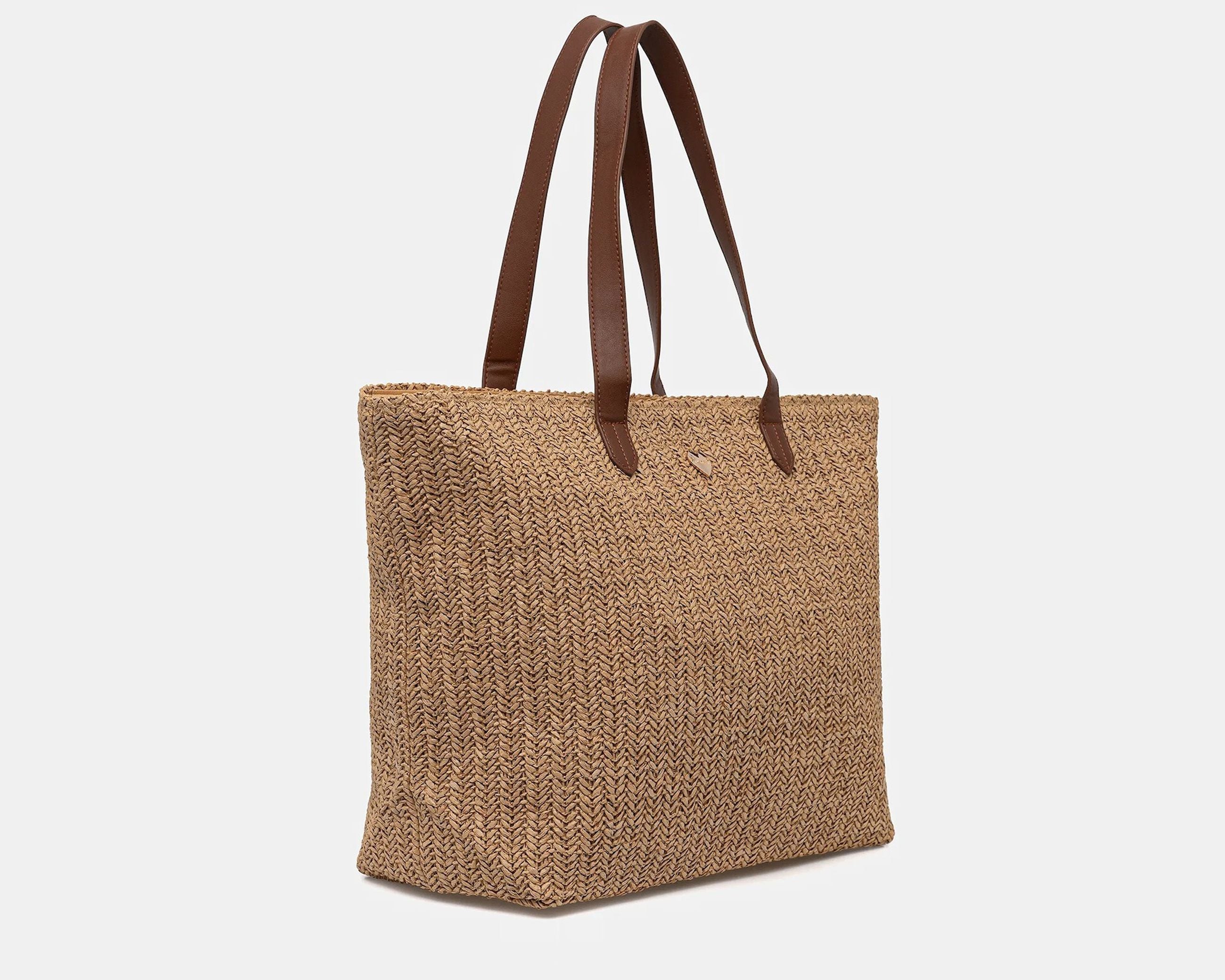 Borsa shopper in rafia Twinset 261LB7BBB Paglia 