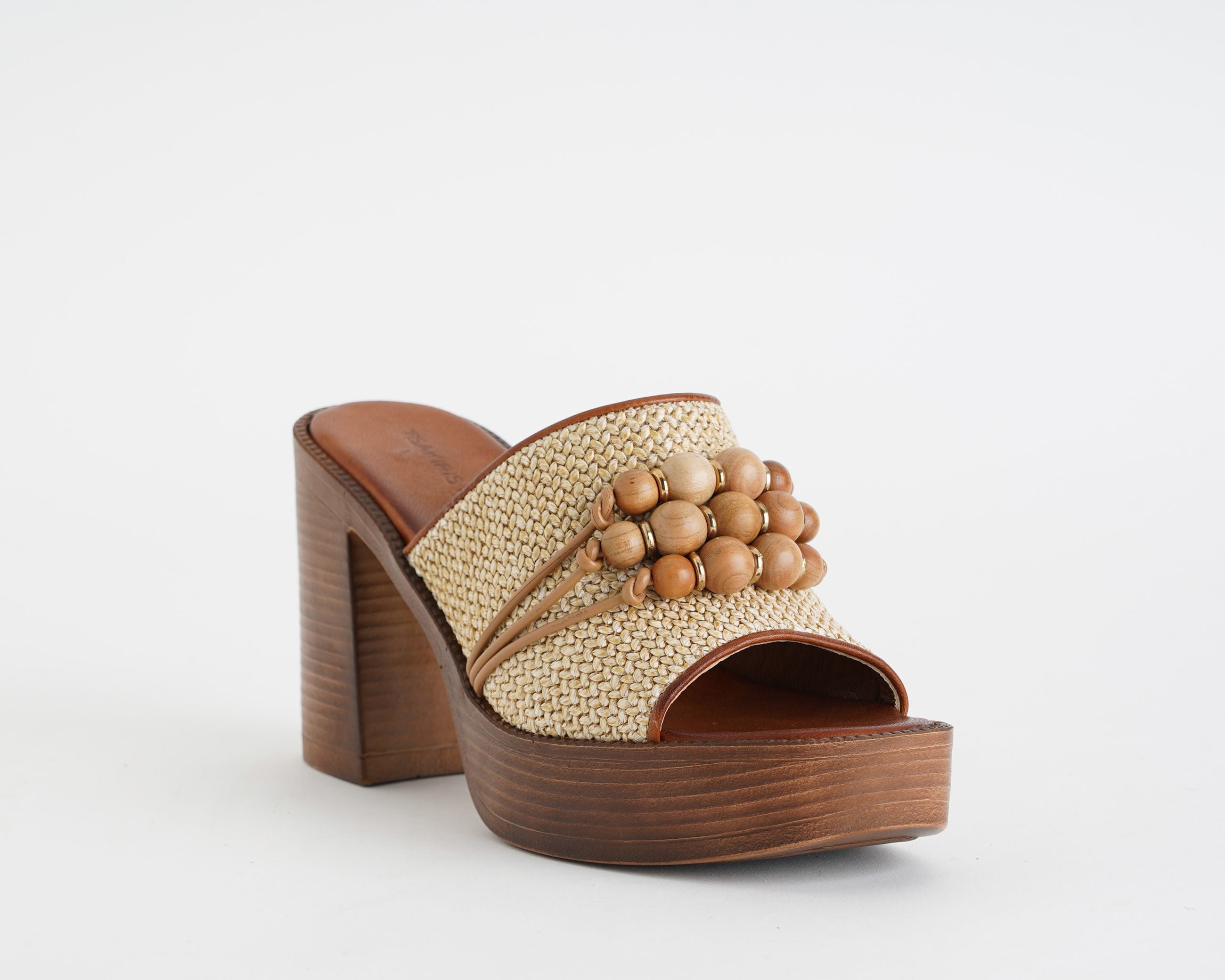 Sandalo Tsakiris Mallas 551 Cecilia Beige Wicker