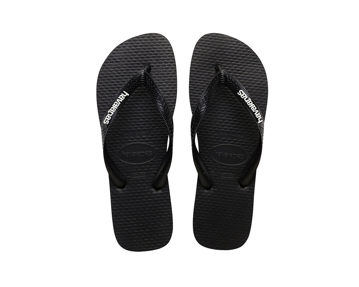 Sandalo Mare Havaianas Logo Filete 4108555 Black/White/Black (04747)