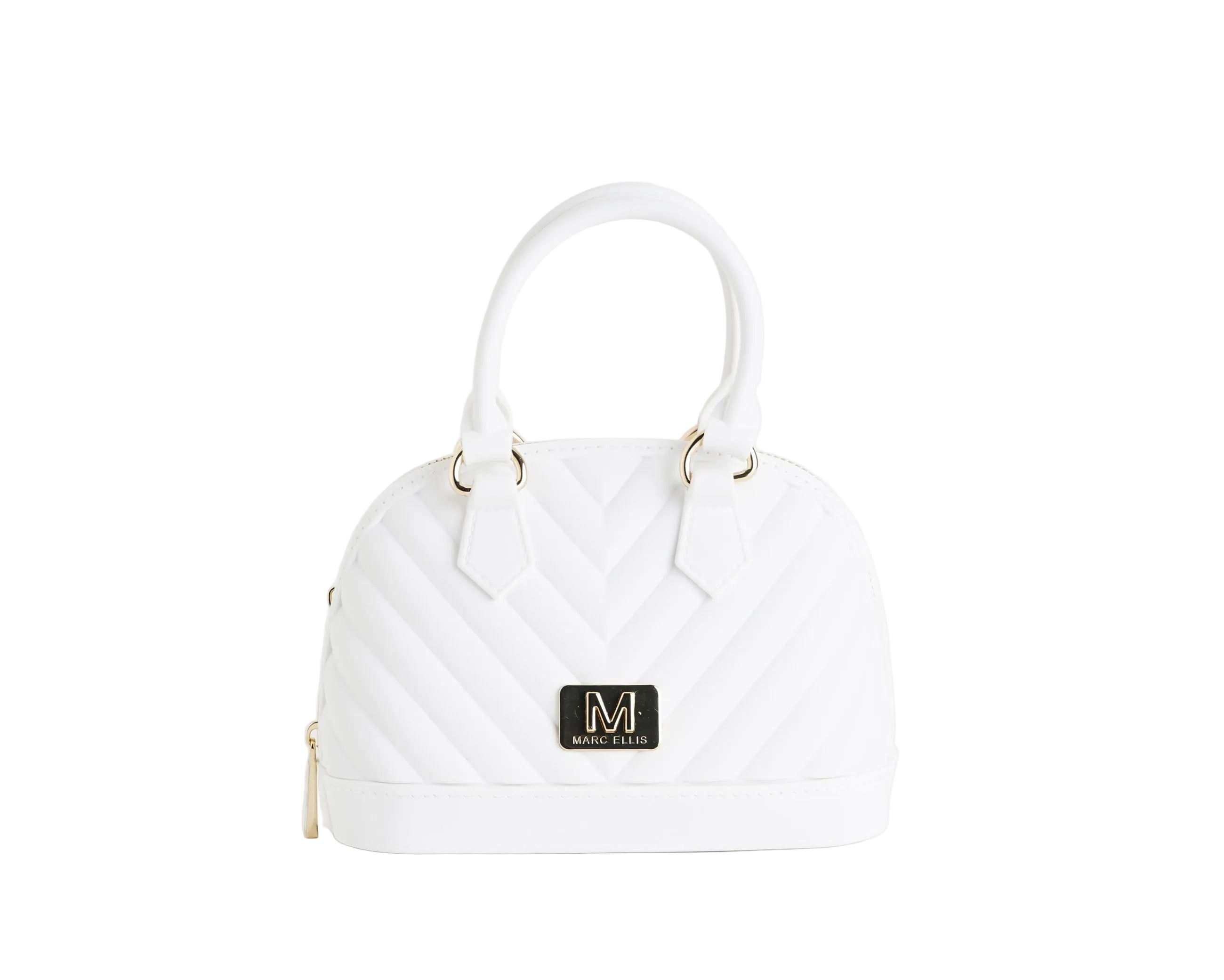 Borsa a mano Marc Ellis FLAT MAYA S Donna Milk Light Gold - Vista frontale
