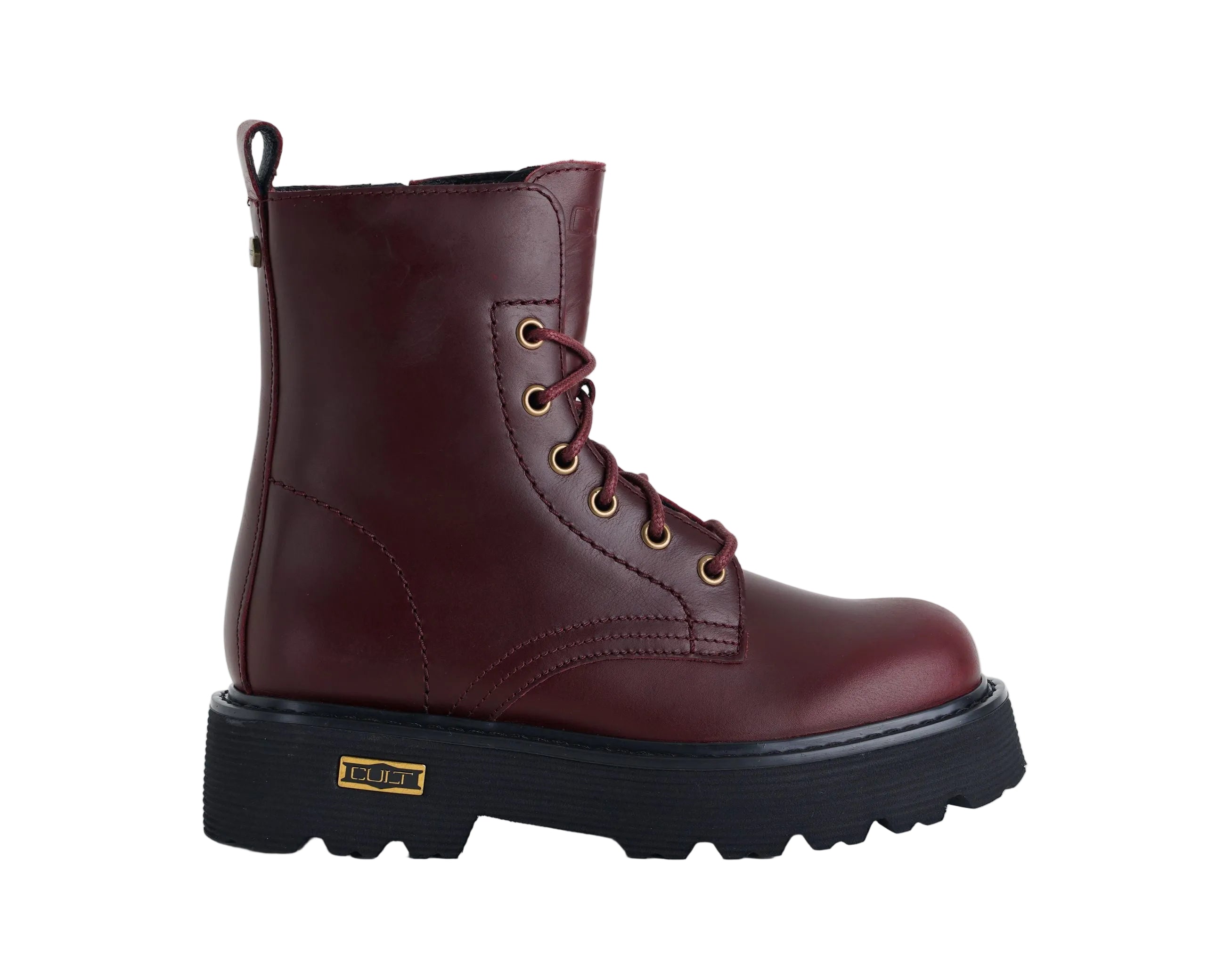 Anfibi Cult Slash 3037 Mid W CLW303708 Burgundy Donna