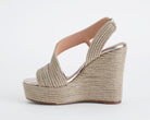 EXÈ Sandalo alto zeppa strass Naomi-917 light gold donna - art. NAOMI-917